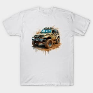 Off-Road Jeep Muddy Adventure T-Shirt